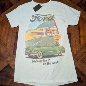 Junk Food: Ford Nothing Like It On The Road! Flea Market Tee - NWT Size XS